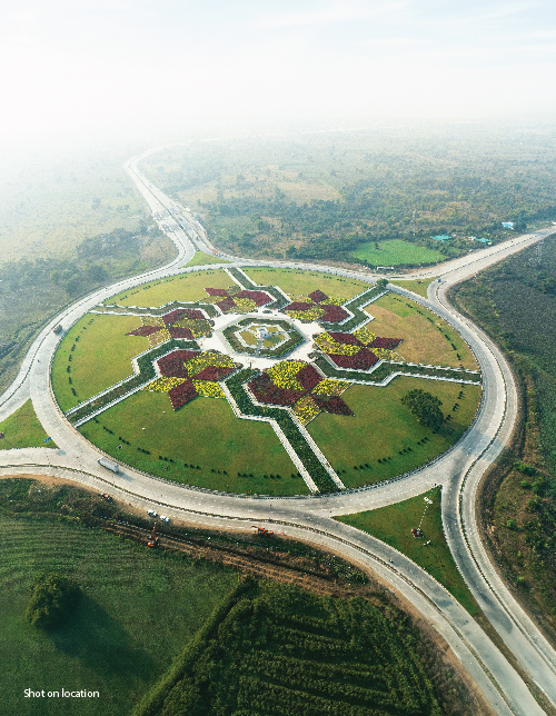 Landscaped Green